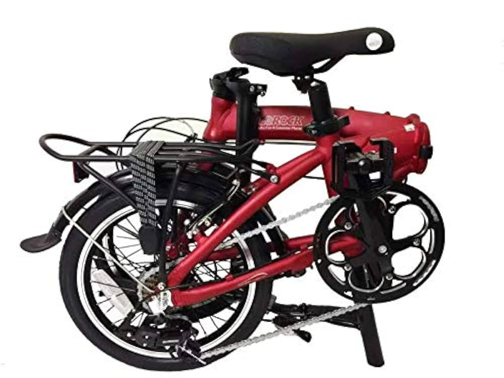 Amazon | SOLOROCK 16インチ 8速 アルミ折りたたみ自転車